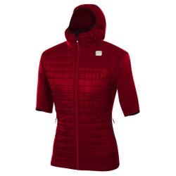 Куртка с коротким рукавом Sportful Rythmo Puffy красно-бордовая